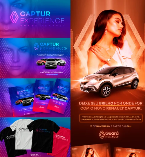 Campanha automóvel — Guará Renault e Harley-Davidson