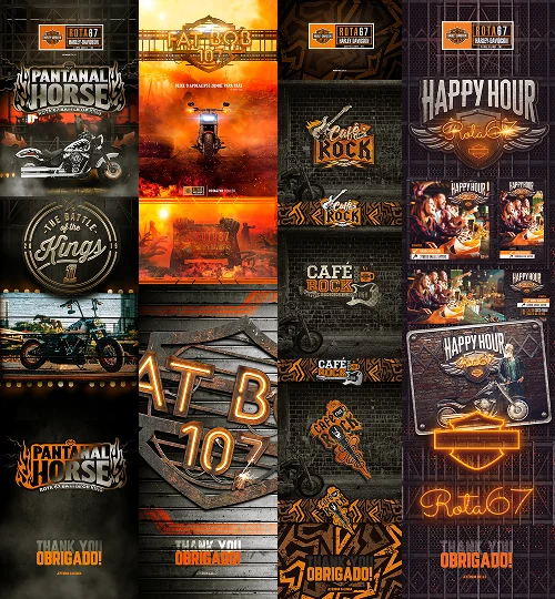 Campanha automóvel — Guará Renault e Harley-Davidson